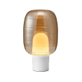 New best selling hotel lighting amber glass decorative led table lamp